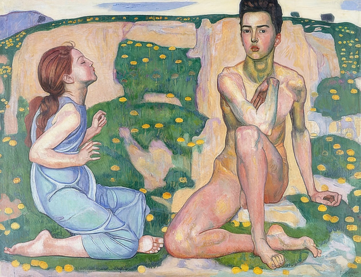 Våren. 1901 av Ferdinand Hodler