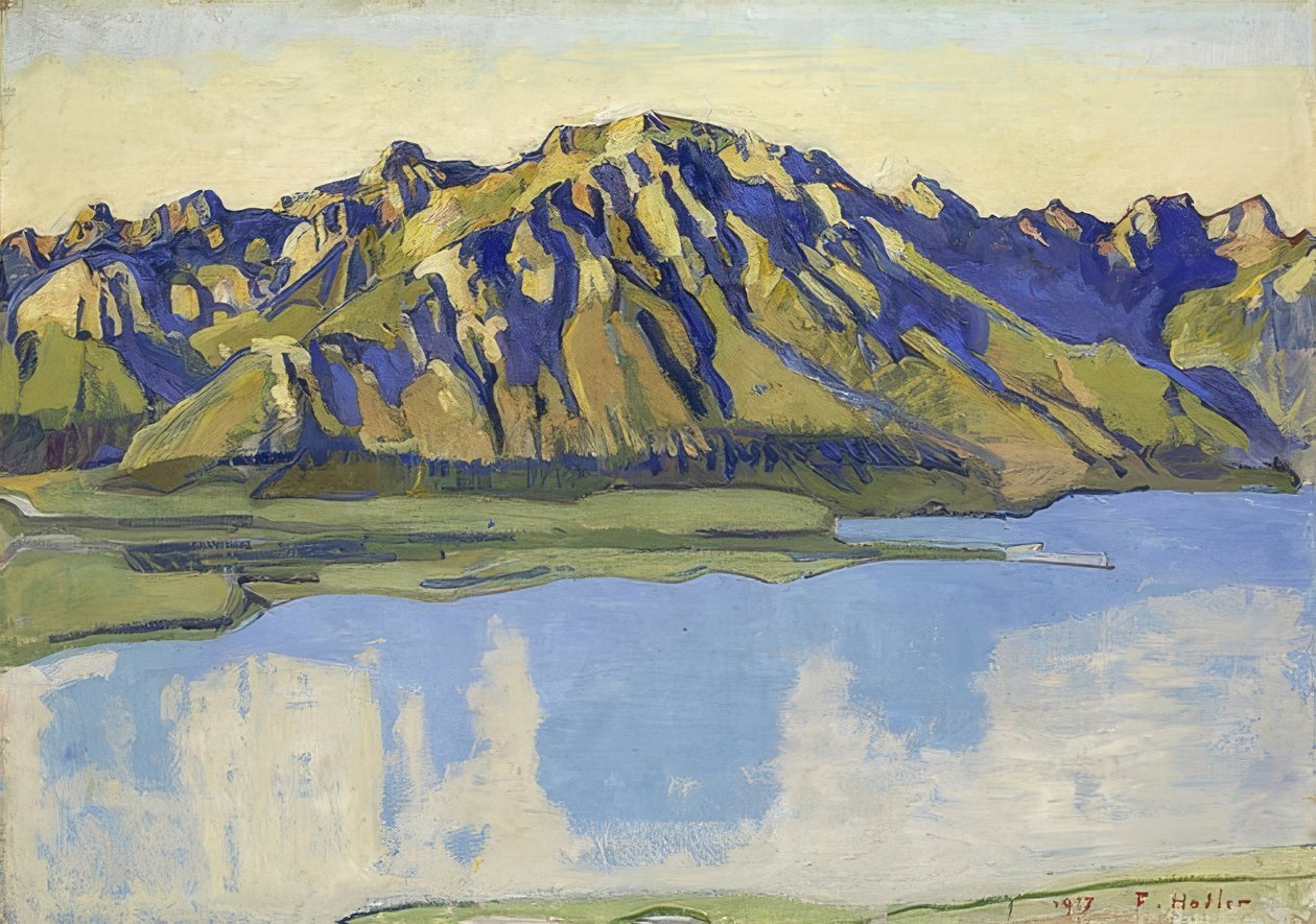Grammont i morgensolen. 1917 av Ferdinand Hodler