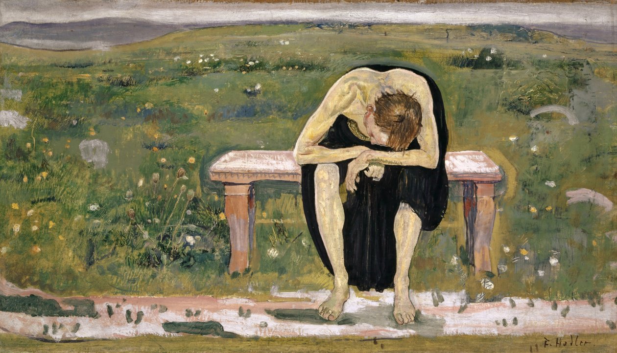 Disappointed Soul, ca 1891. av Ferdinand Hodler