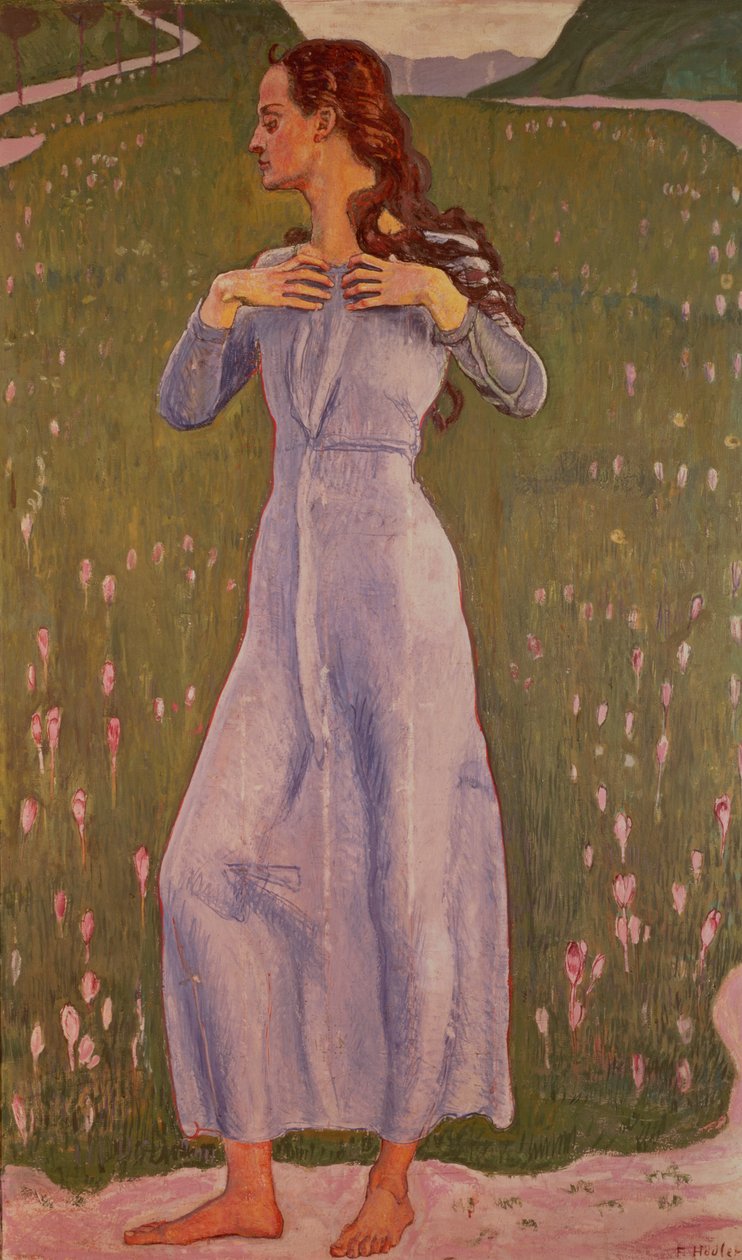 Emotion, 1900 av Ferdinand Hodler