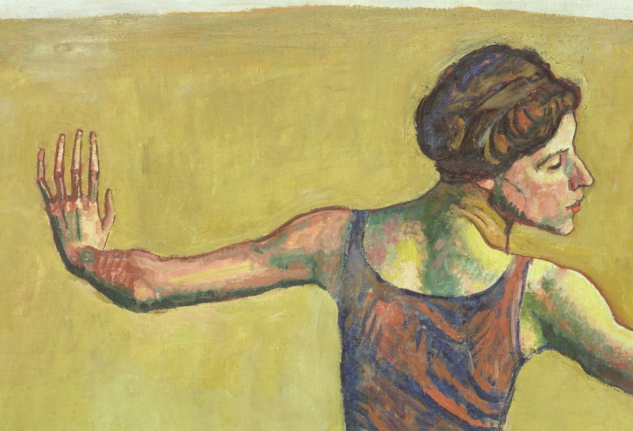 Femme Joyeuse (detalj) (se også 155107) av Ferdinand Hodler