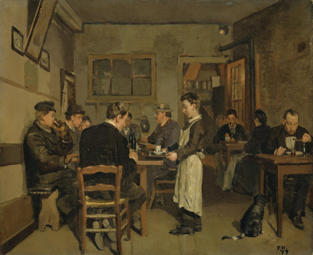 Gjestgiveri, 1879 av Ferdinand Hodler