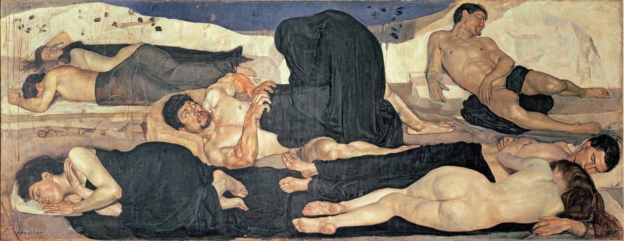 Natt, 1890 av Ferdinand Hodler