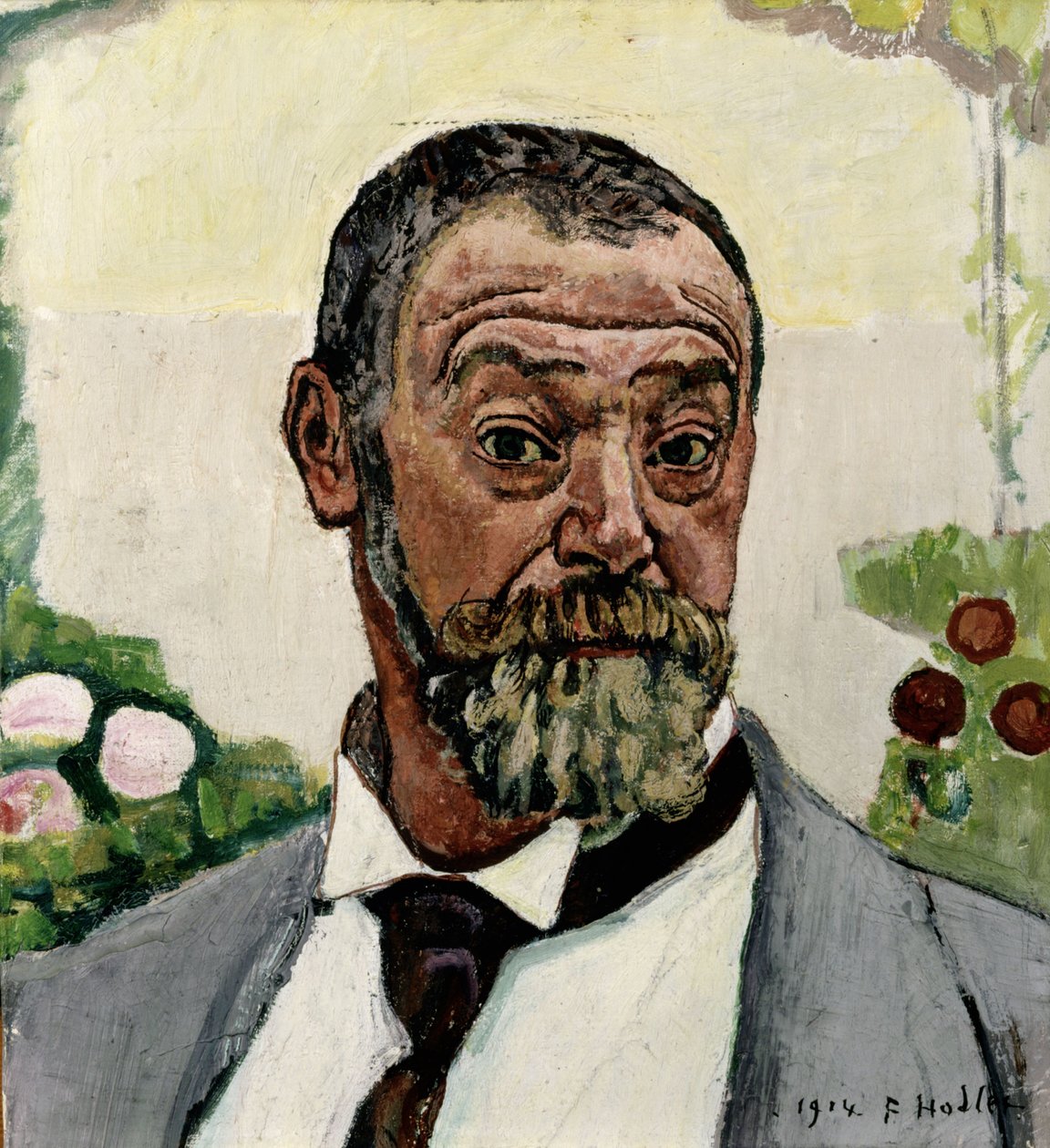 Selvportrett av Ferdinand Hodler