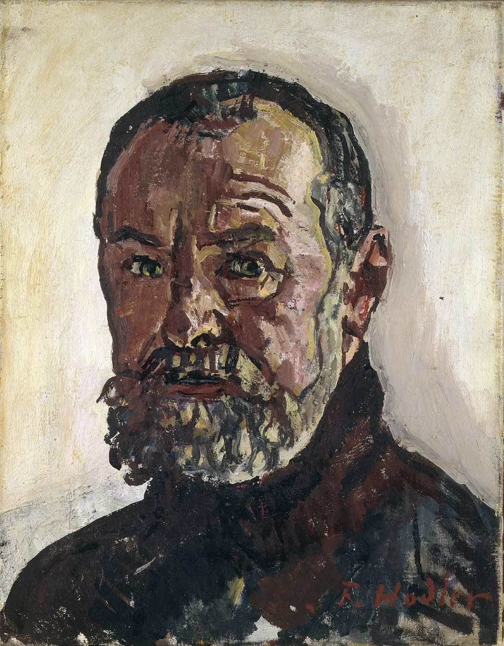 Selvportrett, ca. 1916. av Ferdinand Hodler