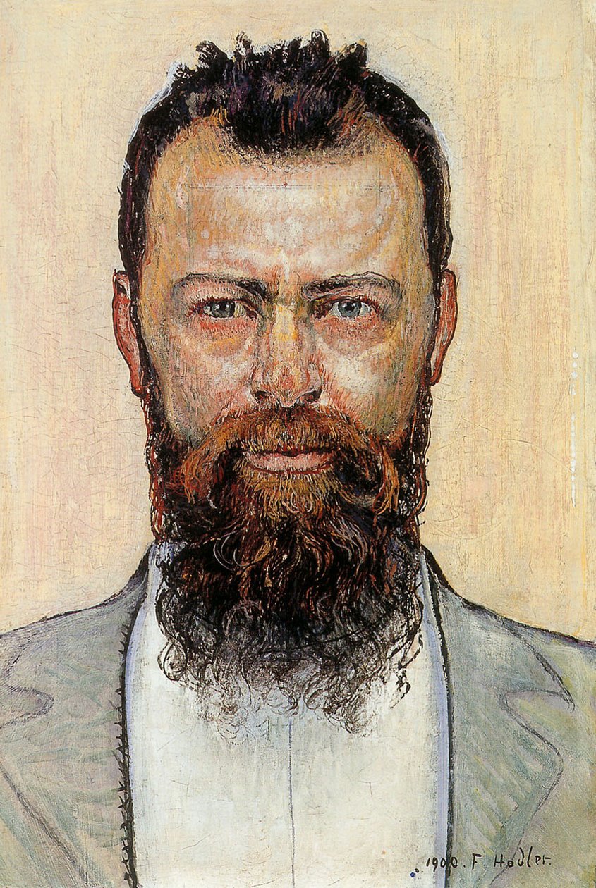 Selvportrett av Ferdinand Hodler