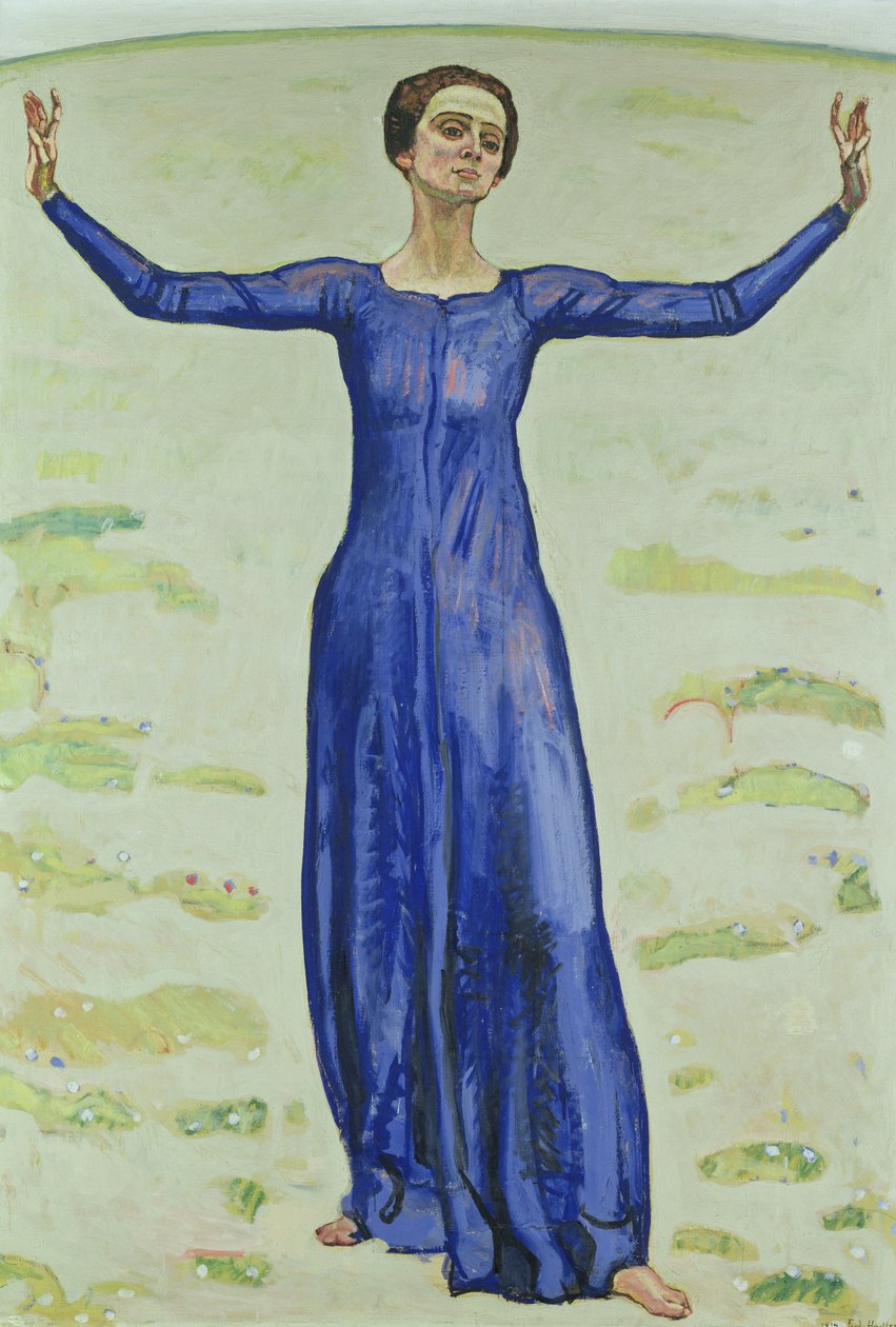 Song in the Distance, 1914 av Ferdinand Hodler