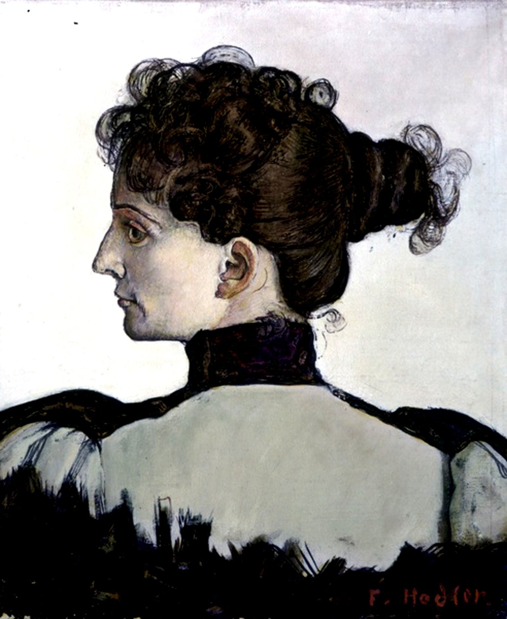 The Artist's Wife (olje på lerret) av Ferdinand Hodler