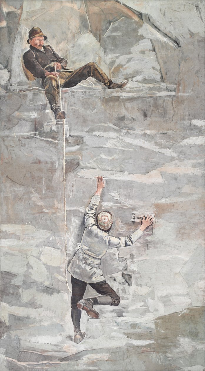 Klatringen, 1894. av Ferdinand Hodler