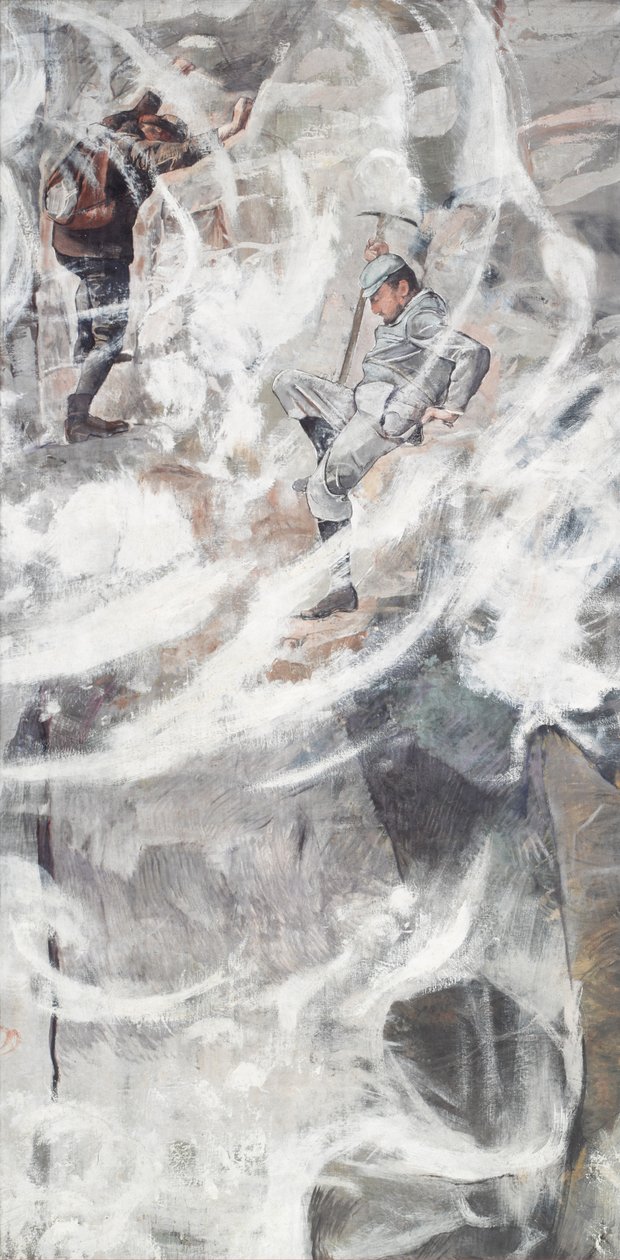 Klatringen, 1894. av Ferdinand Hodler