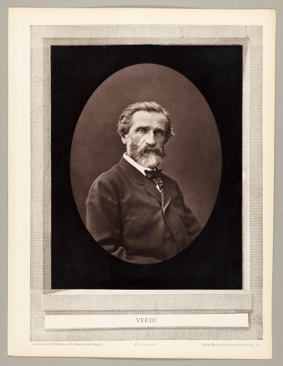 Giuseppe Verdi (italiensk komponist, 1813-1901) av Ferdinand J. Mulnier
