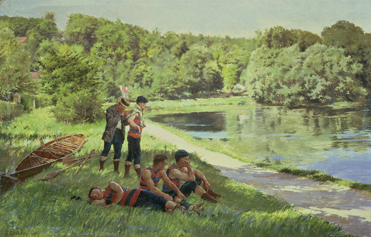 Teamet hviler av Ferdinand Joseph Gueldry