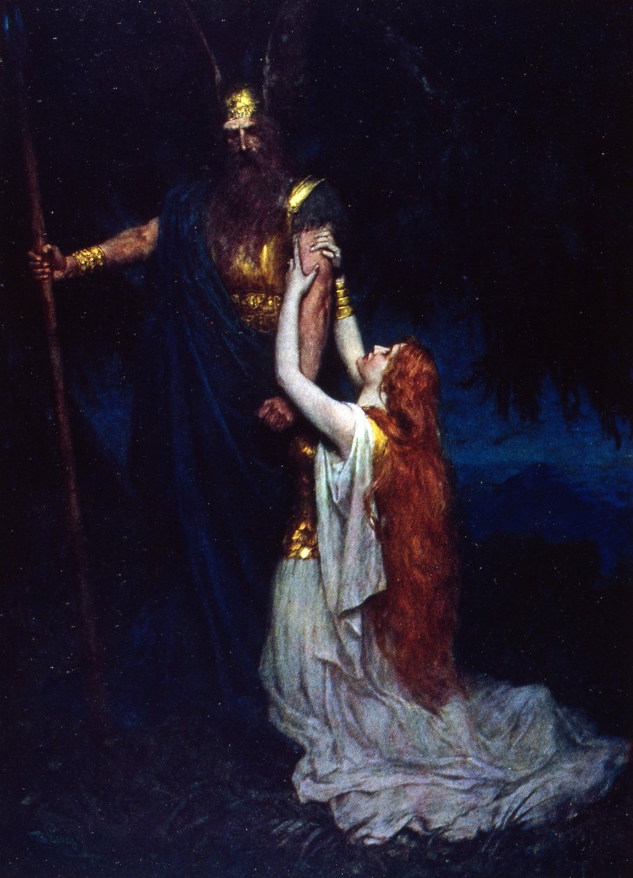 Die Walkure (Valkyrien) av Ferdinand Leeke