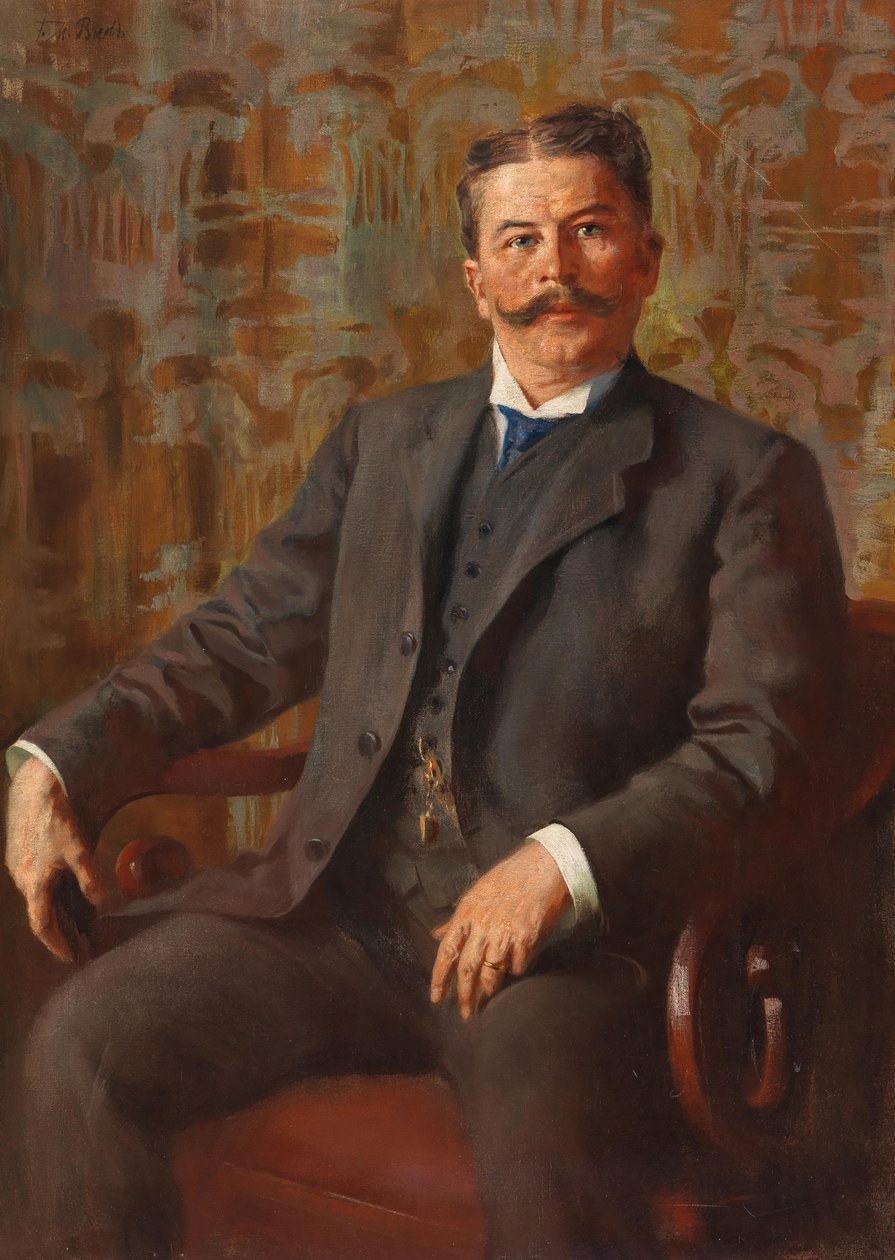 Selvportrett. av Ferdinand Max Bredt