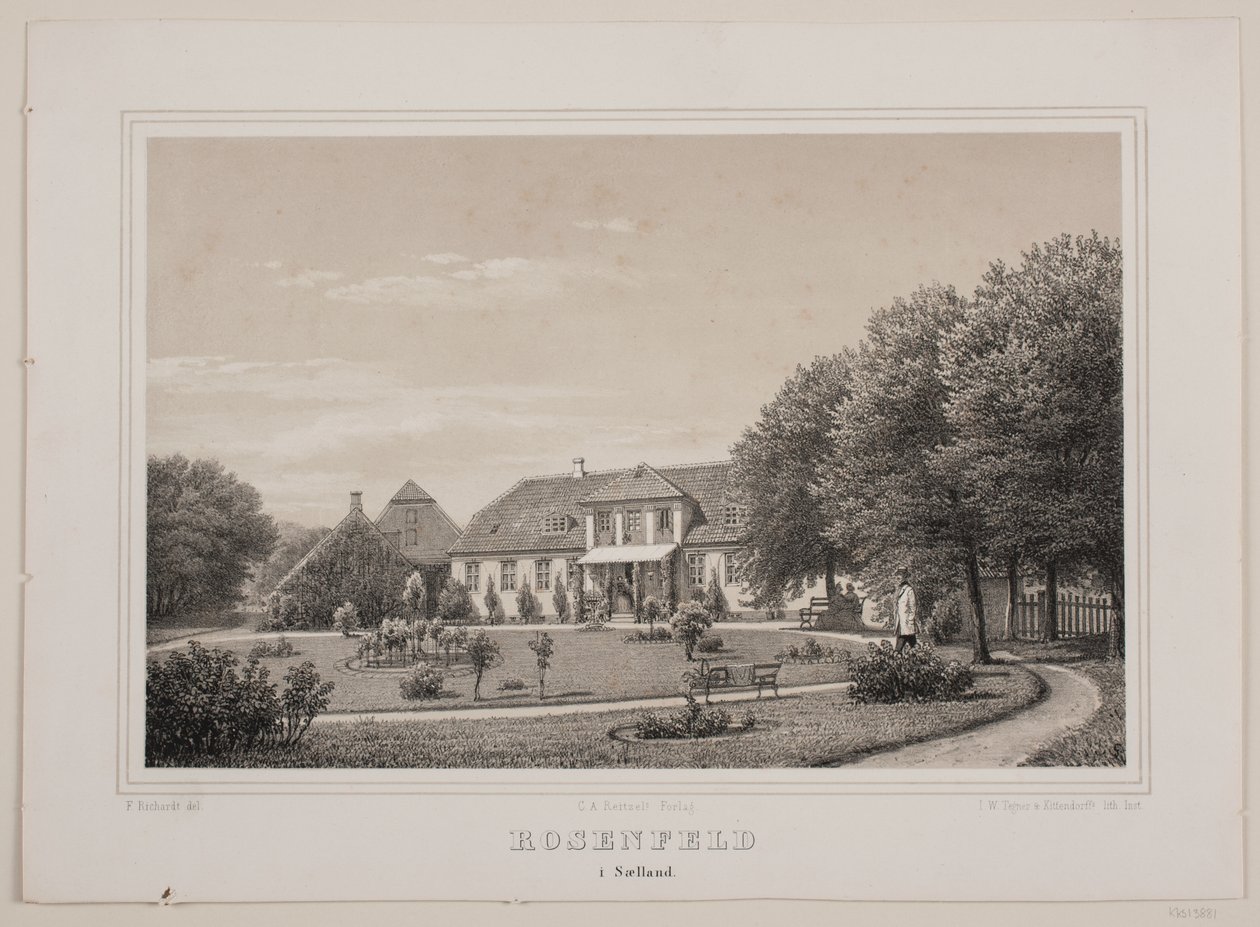 Rosenfeld i Sælland av Ferdinand Richardt