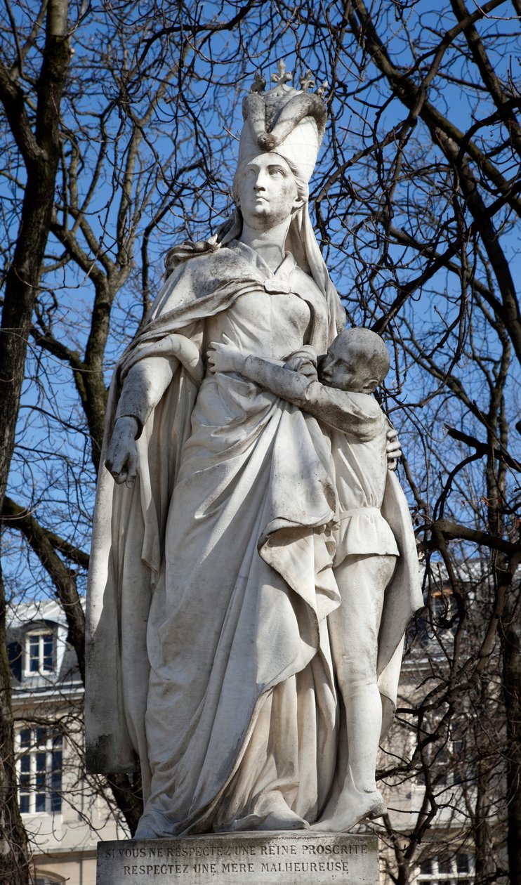 Statue av Margaret av Anjou (marmor) av Ferdinand Taulet