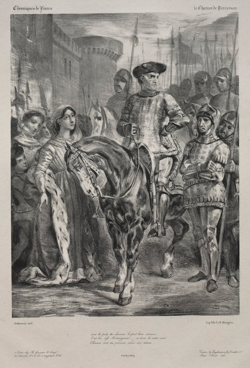 Duguesclin, 1829. av Ferdinand Victor Eugene Delacroix