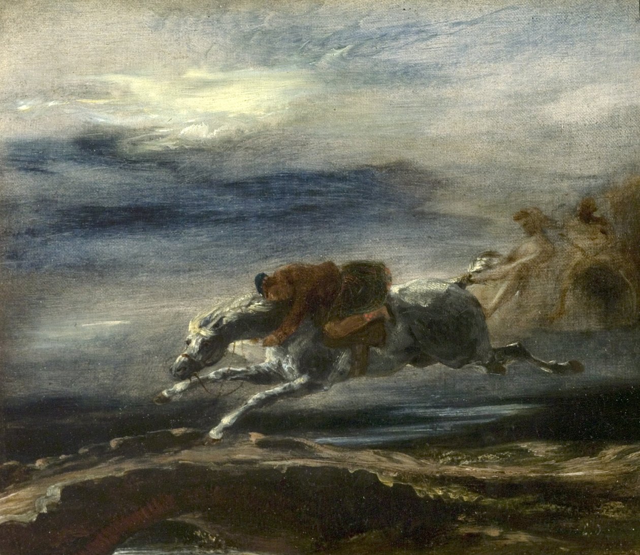 Der O "Shanter av Ferdinand Victor Eugene Delacroix