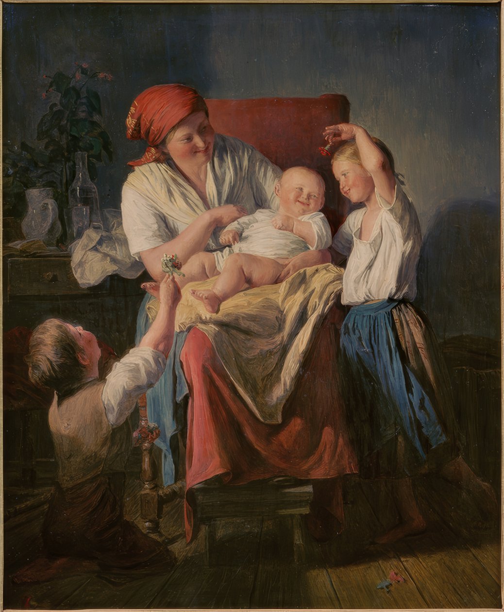 Mors lykke av Ferdinand Waldmüller