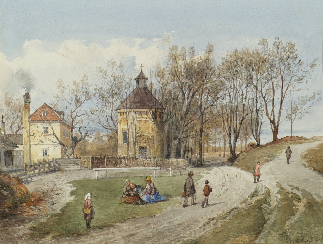Brigitta-kapellet i Wien-Brigittenau av Ferdinand Weckbrodt