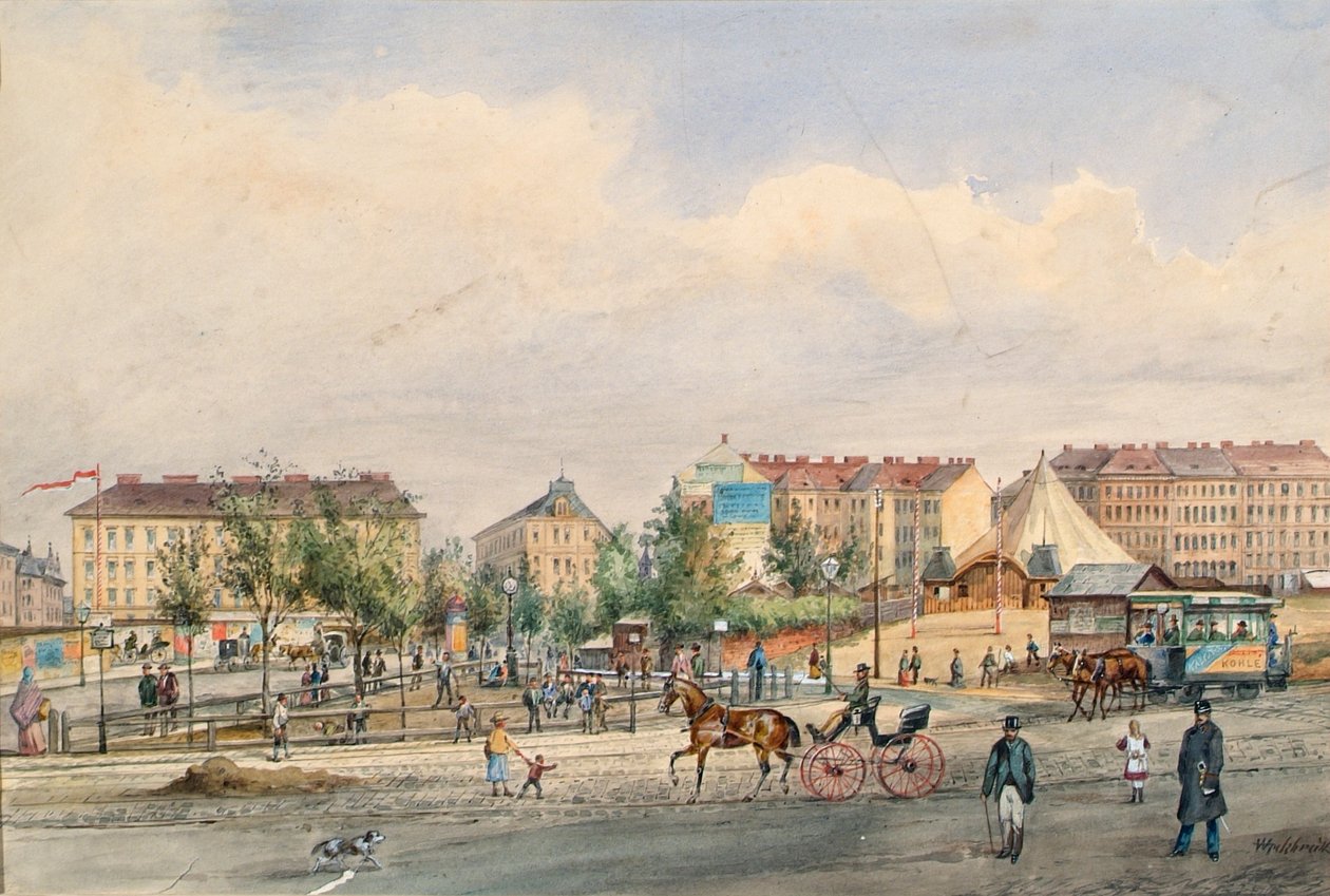 Währinger-linjen i Wien av Ferdinand Weckbrodt