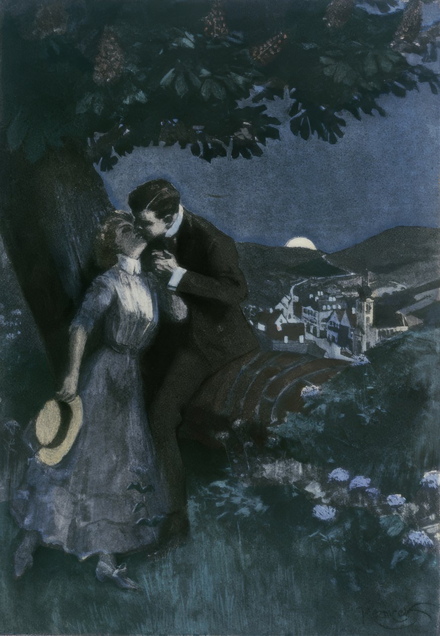 I den glade månen av Ferdinand von Reznicek