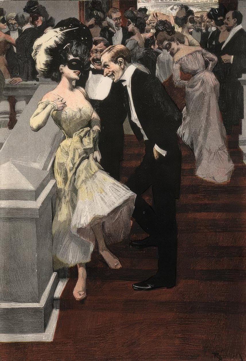 Reznicek / Bal pare / fra: Galante Welt / 1904 av Ferdinand von Reznicek