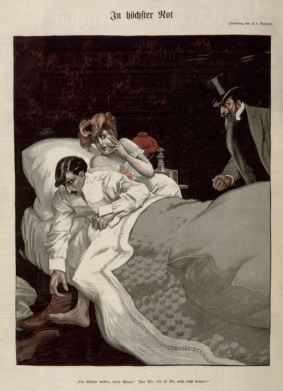 Reznicek, i stor nød (utroskap) av Ferdinand von Reznicek