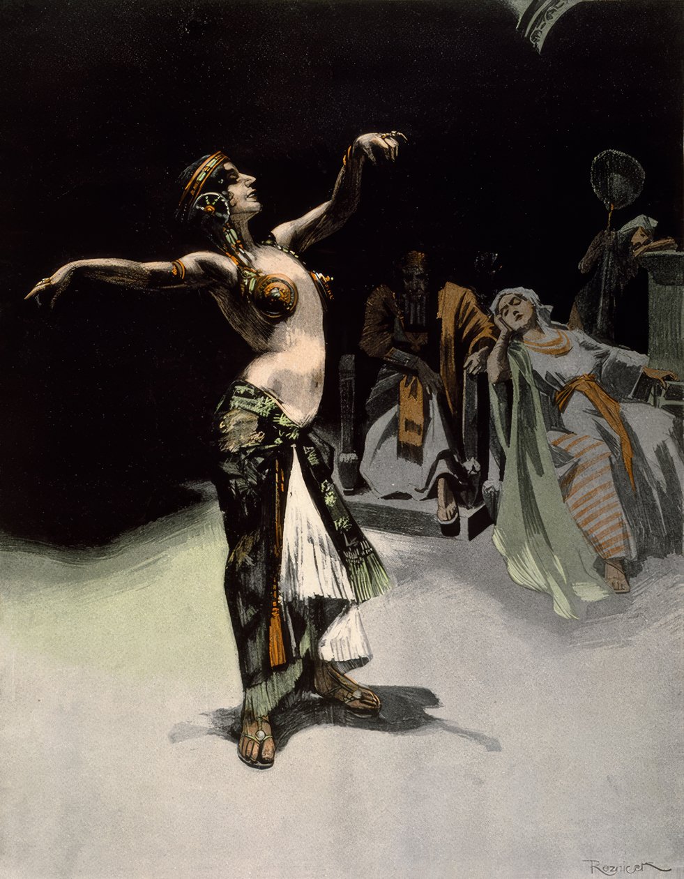 Reznicek / Salome / Grafik 1906 av Ferdinand von Reznicek