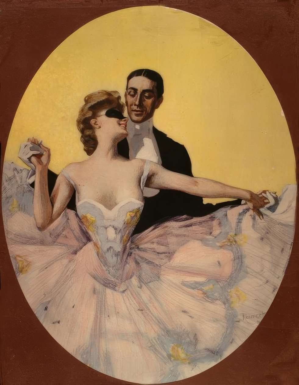 Dansepar av Ferdinand von Reznicek