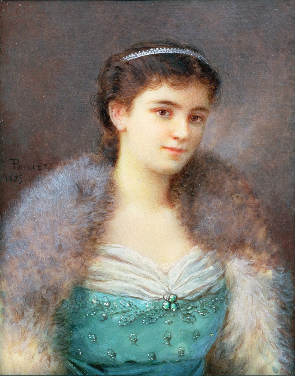 Mary Victoria Leiter, Lady Curzon (1870-1906) 1889 av Fernand Paillet