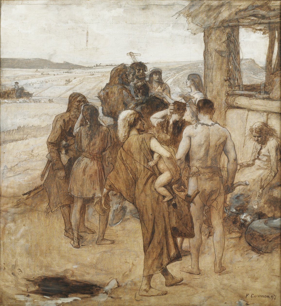 Bronsealder, 1897 av Fernand Cormon