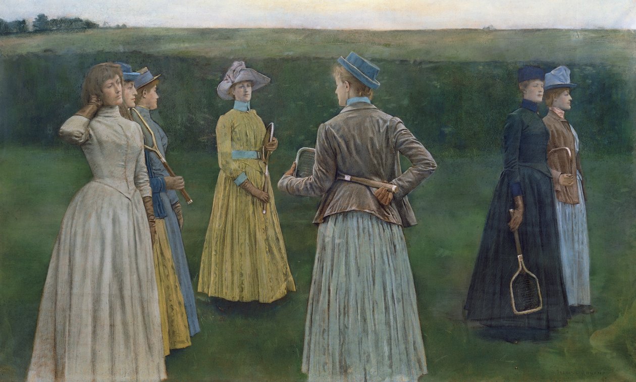 Minner (Plentennis) av Fernand Khnopff