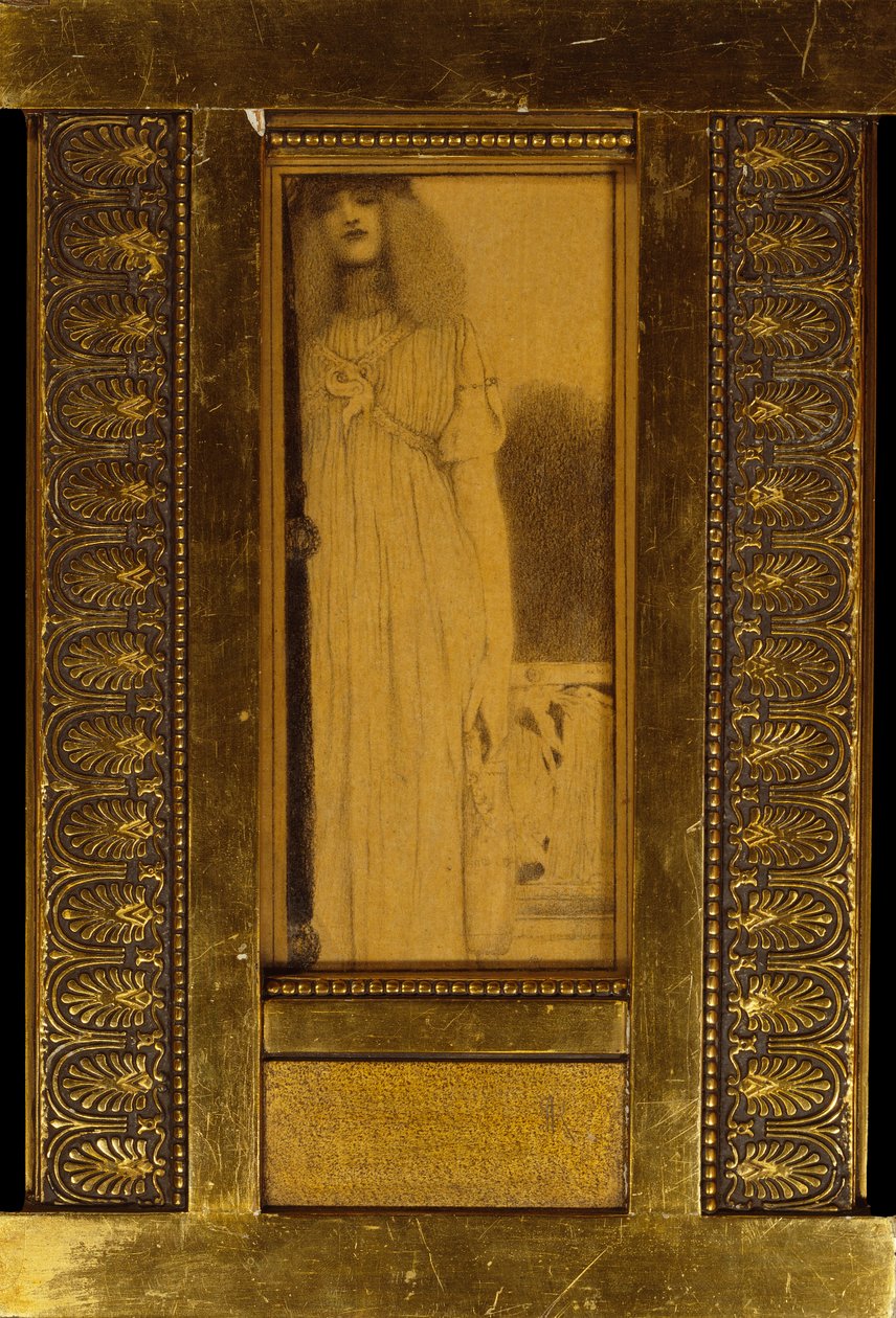 Studie av en kvinne av Fernand Khnopff
