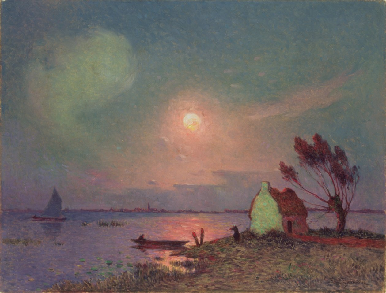 Disig sollys, Bretagne, ca. 1915 av Fernand Loyen du Puigaudeau
