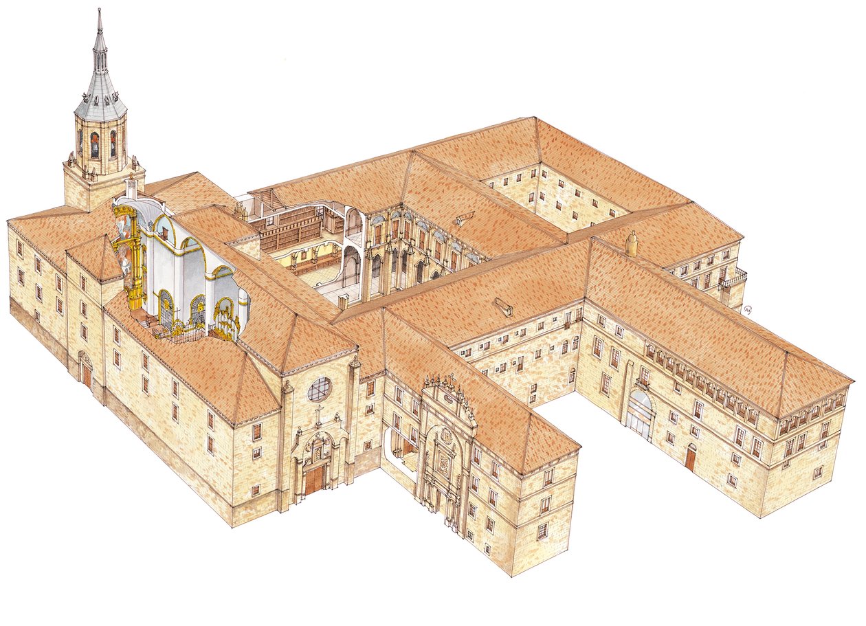 San Millán de la Cogolla kloster. La Rioja, Spania av Fernando Aznar Cenamor