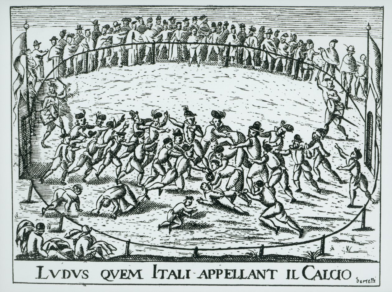Italienske Calcio-spillere av Fernando Bertelli