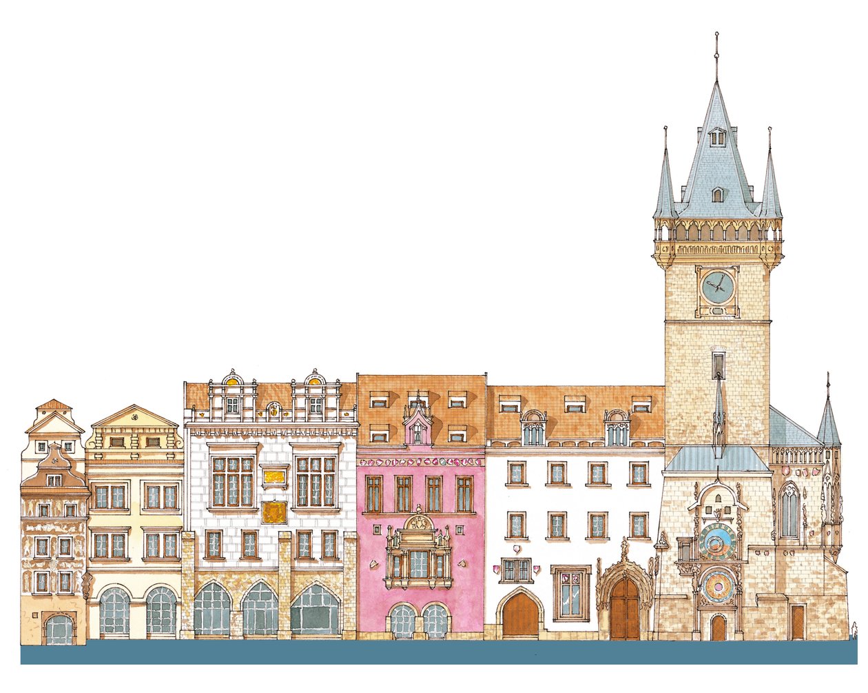 Gamle Rådhuset. Praha, tsjekkisk av Fernando Aznar Cenamor