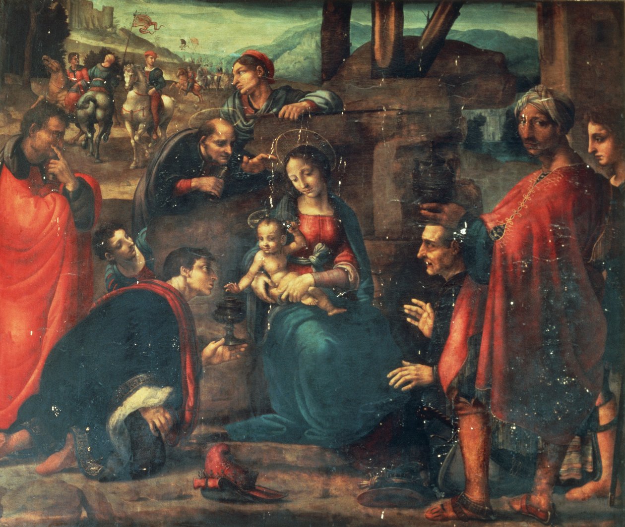Tilbedelse av magiene av Fernando de Llanos