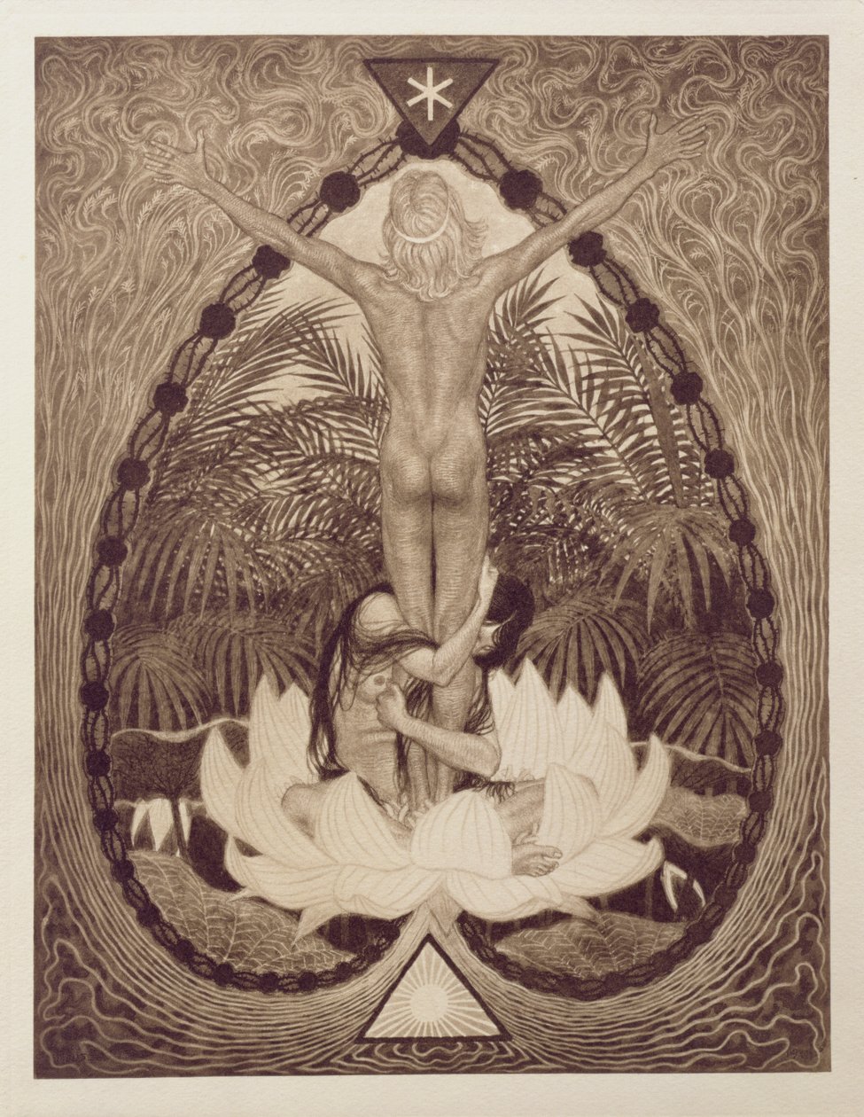 The Uplifting (litho) av Fidus
