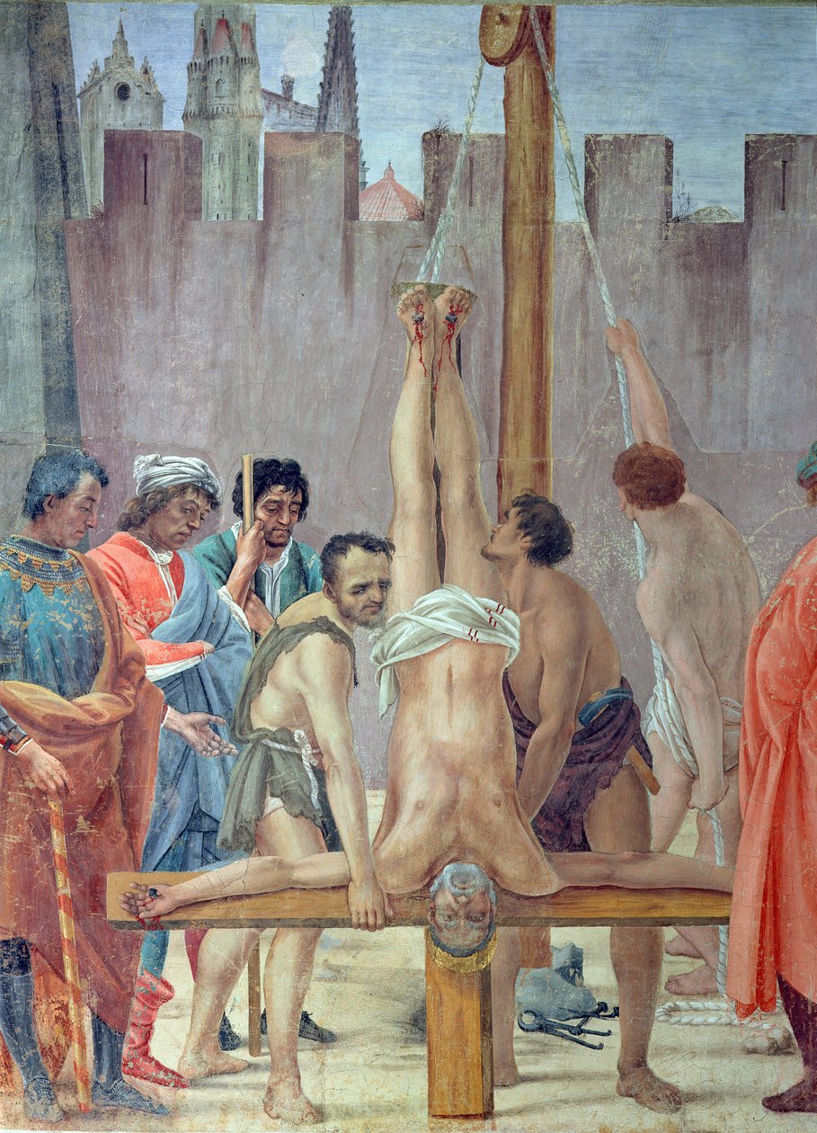 St. Peters martyrium ca. 1484-85 av Filippino Lippi