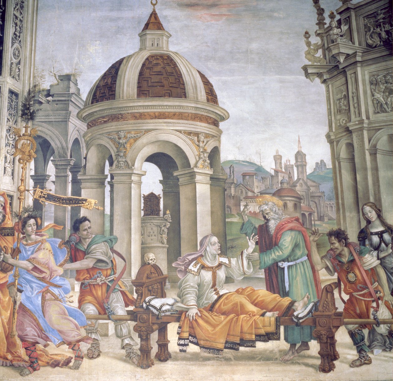 The Raisian of Drusiana, fra Strozzi-kapellet, 1502 av Filippino Lippi