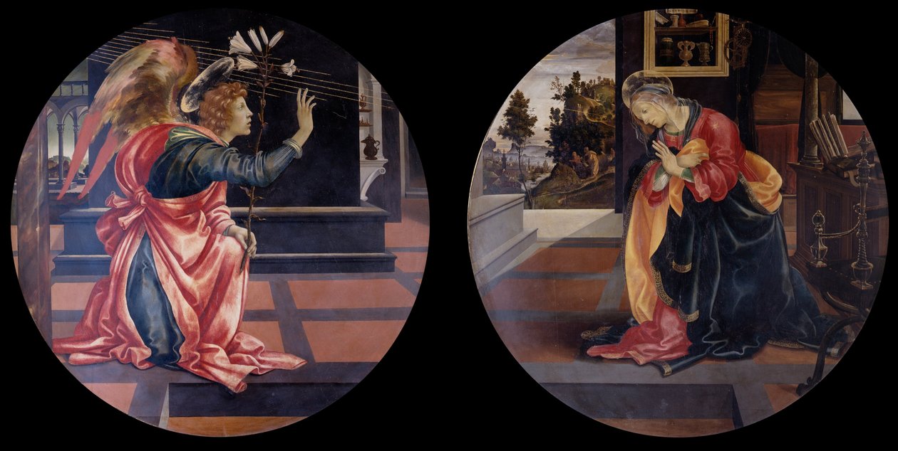 Bebudelsen, 1483-1484 av Filippino Lippi