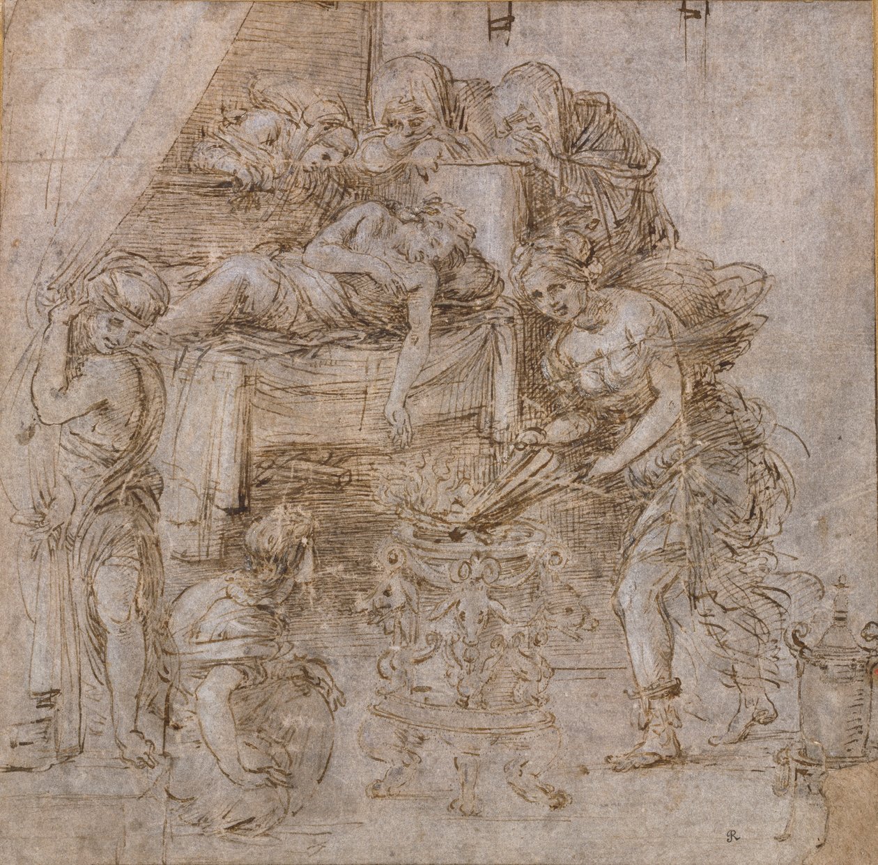 Meleagers død, ca 1490-tallet av Filippino Lippi