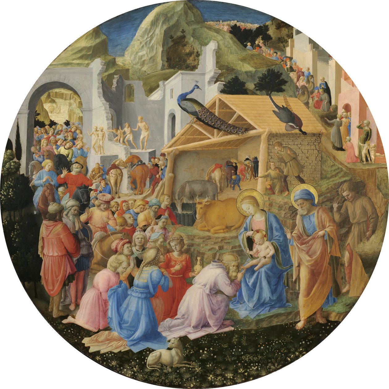 Tilbedelse av magi av Fra Filippo Lippi