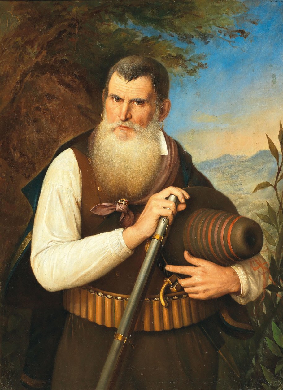 Portrett av Antonio Gasbarrone 1793-1880. av Filippo Balbi