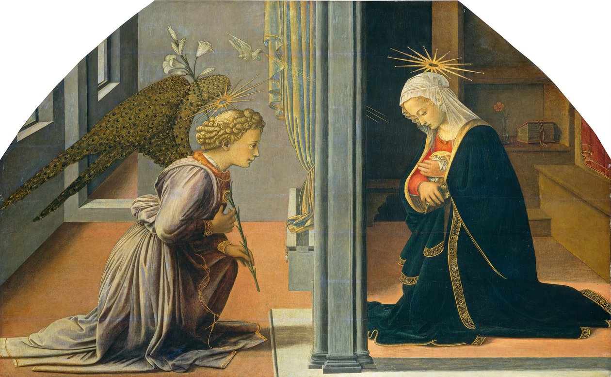 Bebudelsen, ca. 14351440. av Filippo Lippi