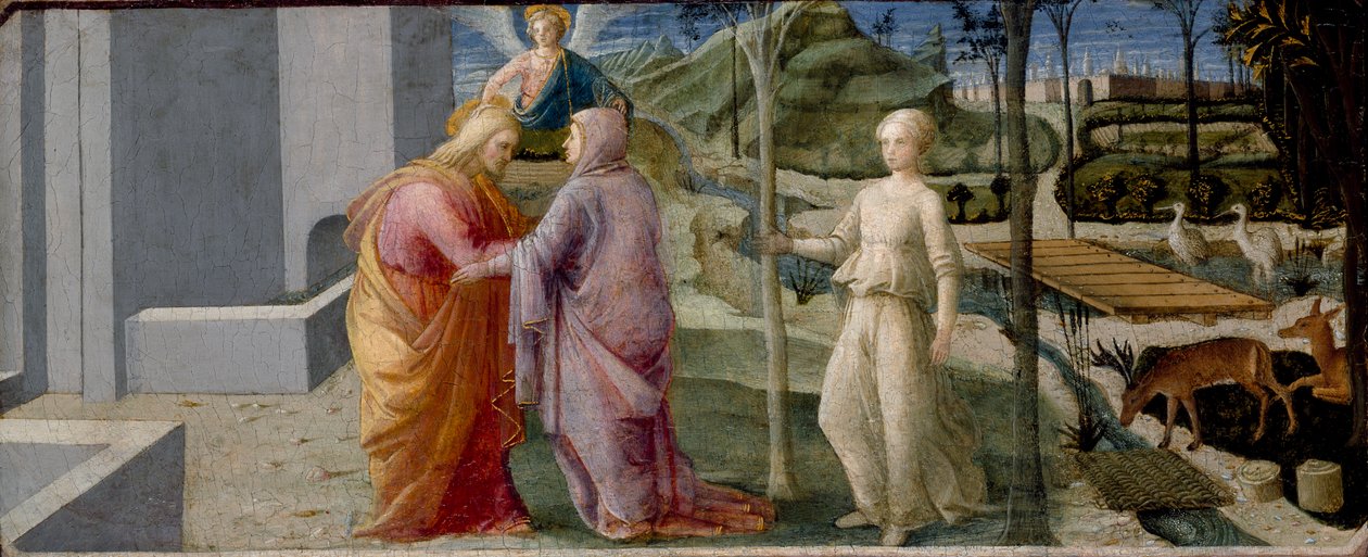 Møtet ved Golden Gate, c1440-1445 av Filippo Lippi