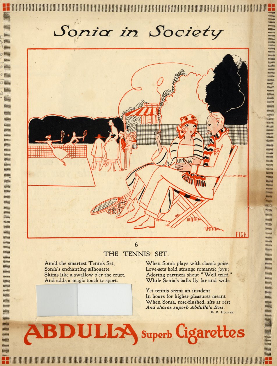 Abdulla-sigaretter, 1920-tallet av Fish
