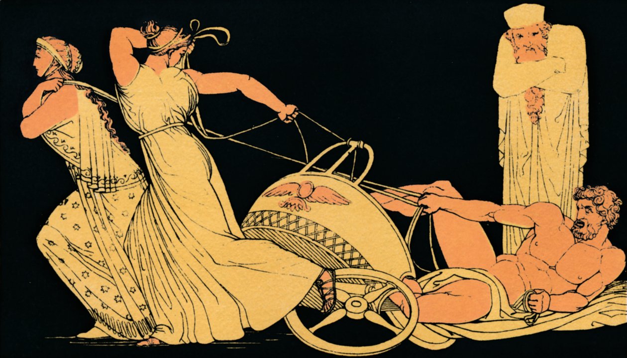 Atossas drøm, 1880 av Flaxman